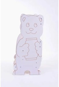 Učiaca veža BEAR biela/javor