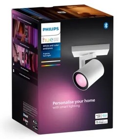 Philips - RGBW LED Stmievateľné bodové svietidlo Hue ARGENTA 1xGU10/4,2W/230V