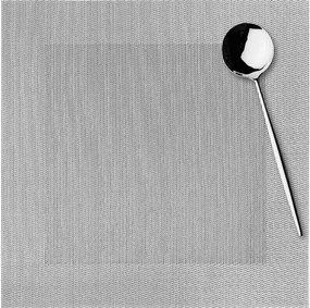 Dekoračné prestieranie LATTE strieborné Rozmer: 10x10 cm