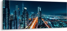 Obraz - Dubajská noc (120x50 cm)