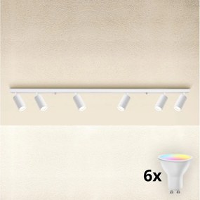 Brilagi - LED RGBW stmievateľné bodové svietidlo SELE MODERN 6xGU10/6,5W/230V Wi-Fi biela