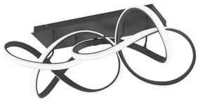 LED stmievateľné stropné svietidlo INDIGO LED/64W/230V čierne