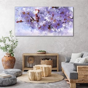 Obraz Canvas Maľovanie vetiev kvety