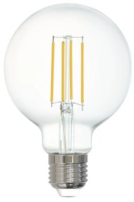 EGLO Múdra LED žiarovka, E27, G80, 6W, 806lm, 4000K, neutrálna/denná biela