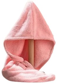 Zaparkorun Rýchloschnúci turban na hlavu pre dospelých - ružová