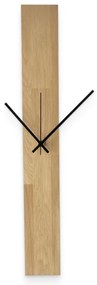 Minimalistické drevené nástenné hodiny v prírodnom  I SENTOP MAS019-OSMO-3041