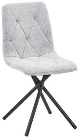 Stolička Luna Svetlošedá Raven 06