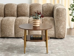 Konferenčný stolík Reforzada (zlatá). Akcia -10%. Vlastná spoľahlivá doprava až k Vám domov. 1137035
