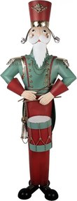Kovová dekorácia Luskáčik Nutcracker v životnej veľkosti - 75*50*186 cm
