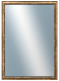 DANTIK - Zrkadlo v rámu, rozmer s rámom 50x70 cm z lišty TRITON zlatá (2142)