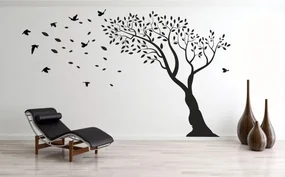 Nálepka na stenu do interiéru s motívom stromu 180 x 180 cm