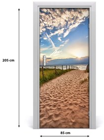 Fototapeta na dvere Chodník na pláž 85x205 cm