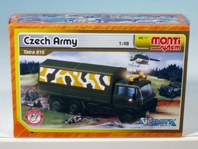 Stavebnice Monti 11 Czech Army Tatra 815 1:48 v krabici 22x15x6cm