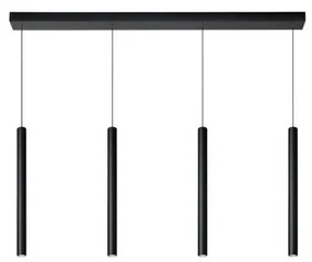 Lucide 74403/04/30 - LED Stmievateľný luster na lanku LORENZ 4xLED/4W/230V čierna LC2866