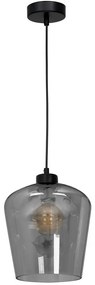 Luster na lanku SANTIAGO 1xE27/60W/230V čierna