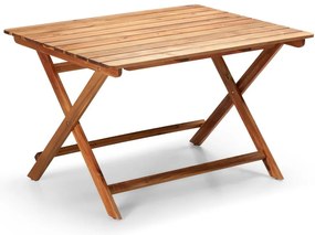 Záhradný stôl z akáciového dreva Bonami Essentials Natur, 88 x 114 cm