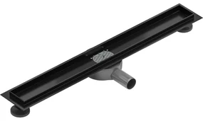 Mexen Flat 360, telo žľabu s rotačným sifónom 50 cm, čierna matná, 1740050