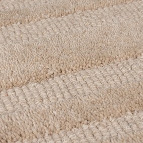 Béžový ručne tkaný vlnený koberec 160x230 cm Zen Rectangles – Flair Rugs
