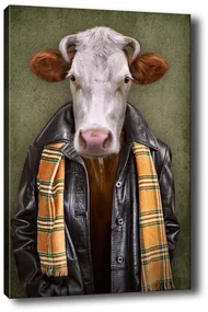 Obraz na plátne Cow portrait 50x70 cm