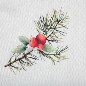 VIANOČNÉ PRESTIERANIE NA STÔL INES13 SADA 4 KS 40X40 CM VZOROVANÁ