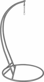 Sivý stojan na závesné hojdacie dvojkreslo