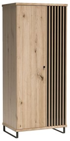 Šatníková skriňa Claudi 01 (dub artisan). Akcia -22%. Vlastná spoľahlivá doprava až k Vám domov. 1055485