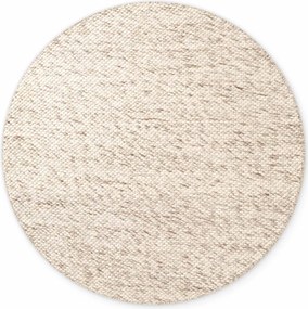 ELLE Decoration, Kusový koberec Lyon Beans 106316 Natural Cream Brown kruh z kolekcie Elle, 200x200 (priemer) kruh, hnedá, obývacia izba