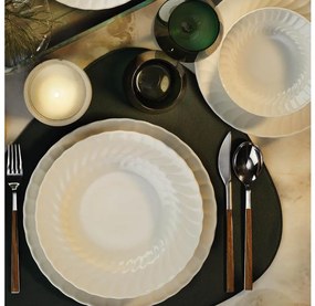 Jedálenská sada 24 ks biela/porcelán