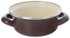 Orion Smaltovaný kastról s lemom Brown, 0,65 l, 0,65 l