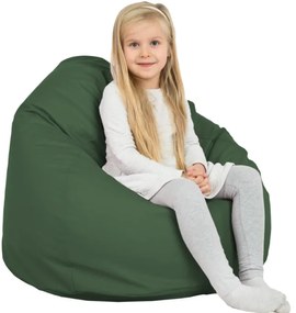 Sedací vak SAKO tmavozelený ekokoža