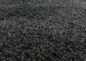 Koberce Breno Kusový koberec FLUFFY kruh 3500 Grey, sivá,120 x 120 cm