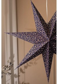 Tmavomodrá závesná vianočná svetelná dekorácia Baroque – Markslöjd