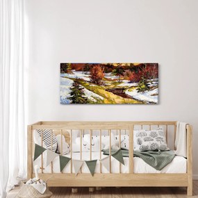 Obraz - Príchod jari (120x50 cm)