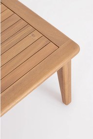 Záhradná lounge súprava z masívu akácie v prírodnej farbe pre 4 záhradný Danubio – Bizzotto