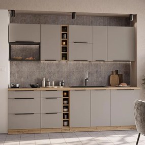 Kuchynská linka Aria TA/AR 255 cm bez kuchynskej dosky