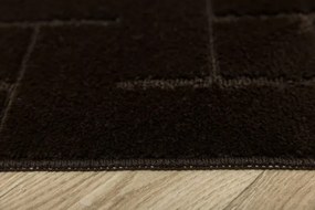 Dvojdielna sada kúpeľňových koberčekov TERAMO tmavohnedá
