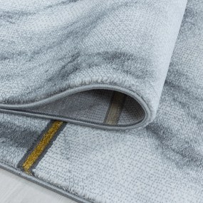 Ayyildiz, Kusový koberec Naxos 3816 gold, 140x200, šedá, kancelária