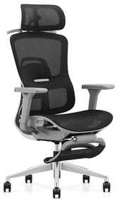 Kancelárske kreslo Angel Homer Čierna-Sivá