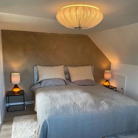 Dizajnové stropné svietidlo sivé 60 cm 5-svetlo - Plu