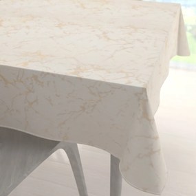 Biante Dekoračný štvorcový obrus Parma PM-115 Zlatý mramor na béžovom 70x70 cm