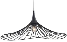 Luster na lanku ARIELLE 1xE27/20W/230V pr. 50 cm čierna