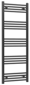 Erga Basic, vykurovacie teleso 1400x500 mm, 546 W, čierna, ERG-LAV-BASIC-14050-BK