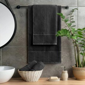 FROTÉ UTERÁK IBIZA10 70X140 CM ČIERNA