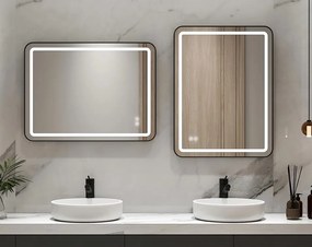 LED zrkadlo 50x70 cm