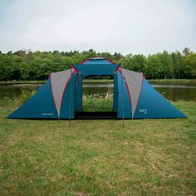 Rodinný stan NILS Camp NC6031 Highland modrý/svetlo šedý