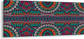 Obraz ornamentálne abstrakcie (120x50 cm)