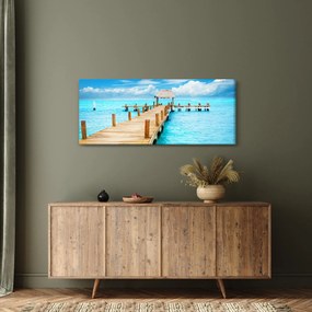Obraz - Mólo (120x50 cm)