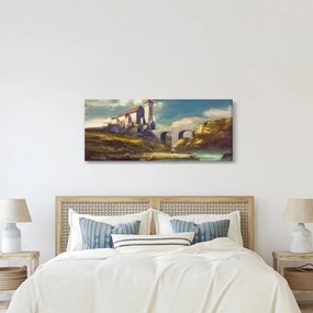 Obraz - Stredoveký hrad (120x50 cm)