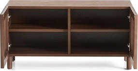 Tmavohnedá skrinka na topánky v dekore jaseňa 98x50x43 cm Beyla – Kave Home