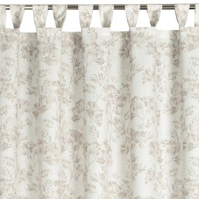 ZÁHRADNÝ VODEODOLNÝ ZÁVES NA PÚTKACH GARDEN 155X240 CM VZOROVANÁ